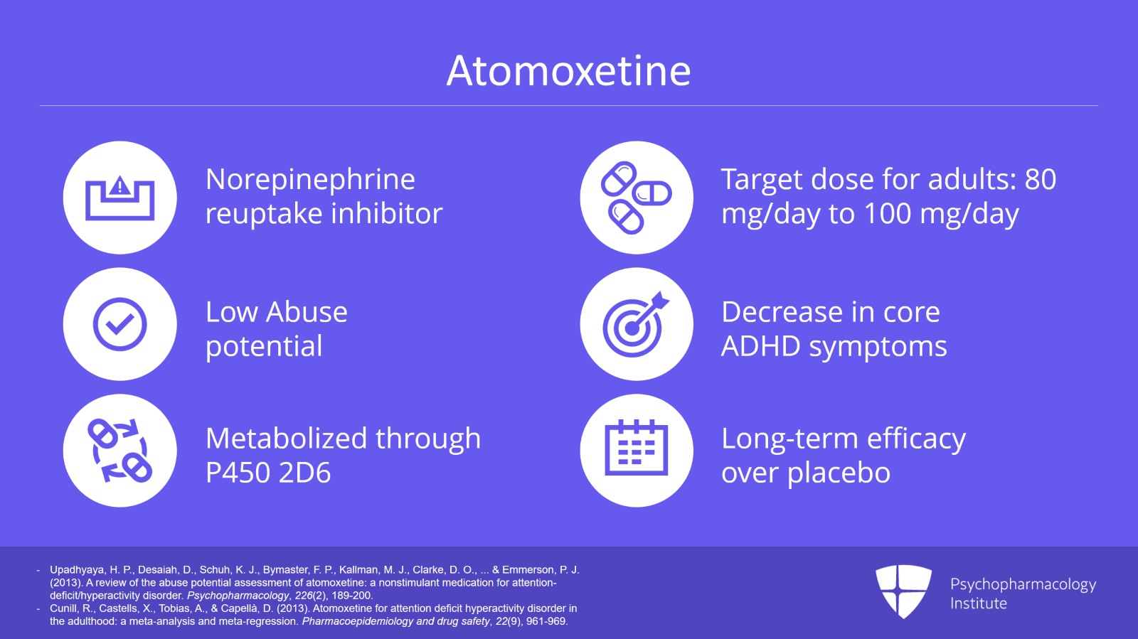 Nonstimulant Treatments for Adult ADHD Atomoxetine Bupropion